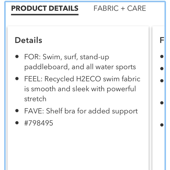 NWT Athleta Ventura Crop Bikini - Picture 4 of 6